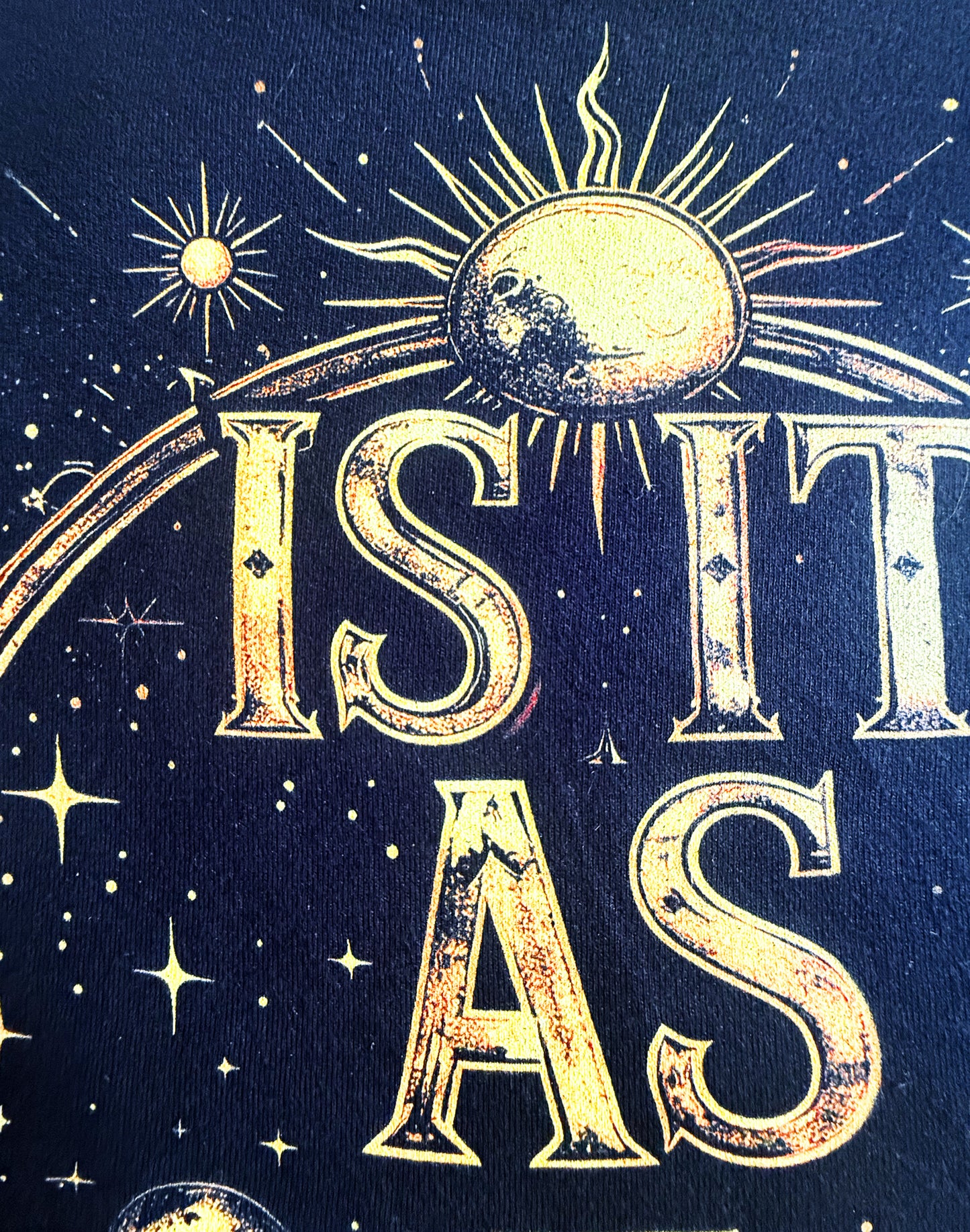 Black Unisex Premium Original Heavyweight Back-Design Tee "As it Appears No #2" by Designer and Artist Lucas Gillon