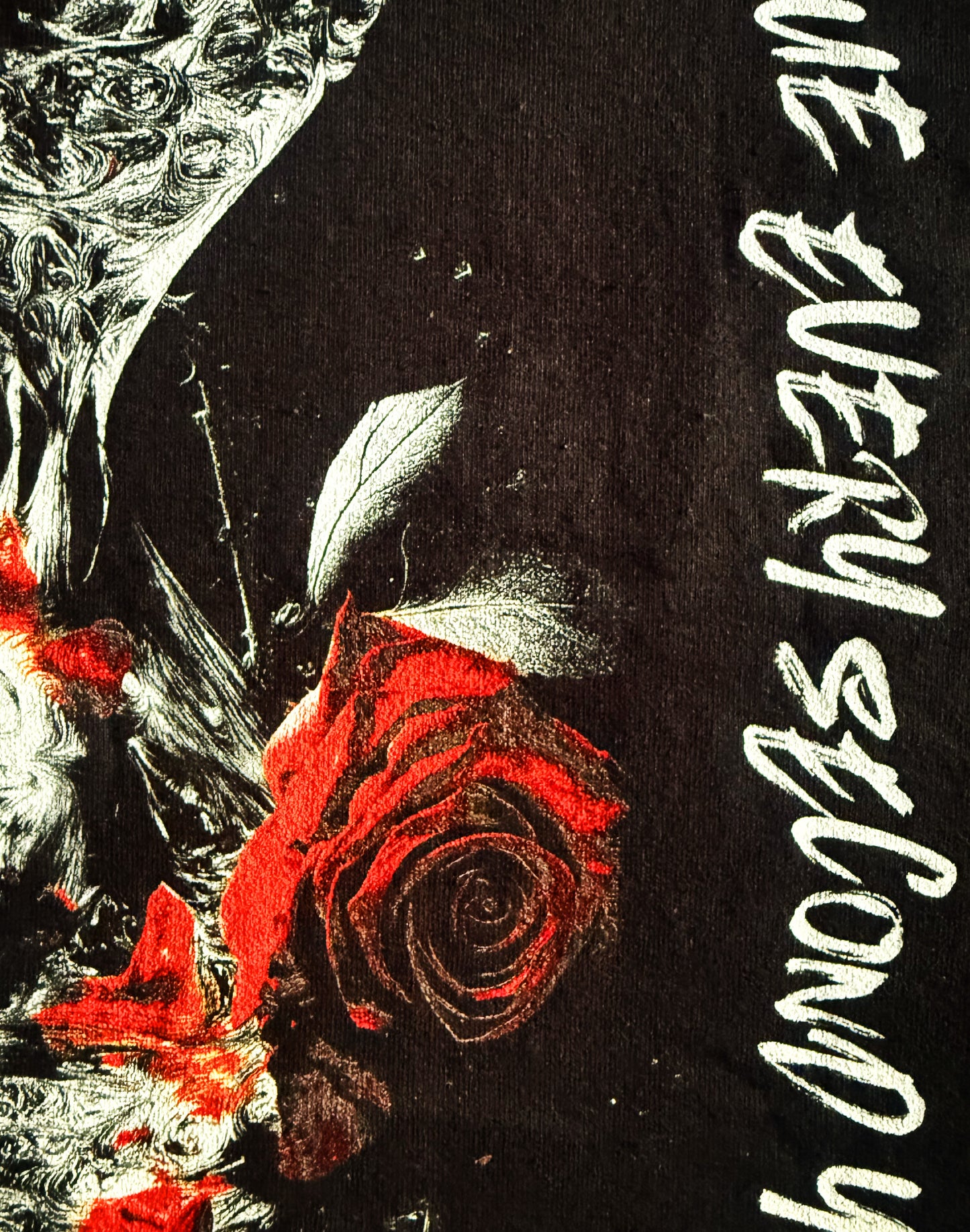 to finish - Black Unisex Premium Heavyweight Back-Design Tee "Value Every Second" by Designer and Artist Lucas Gillon