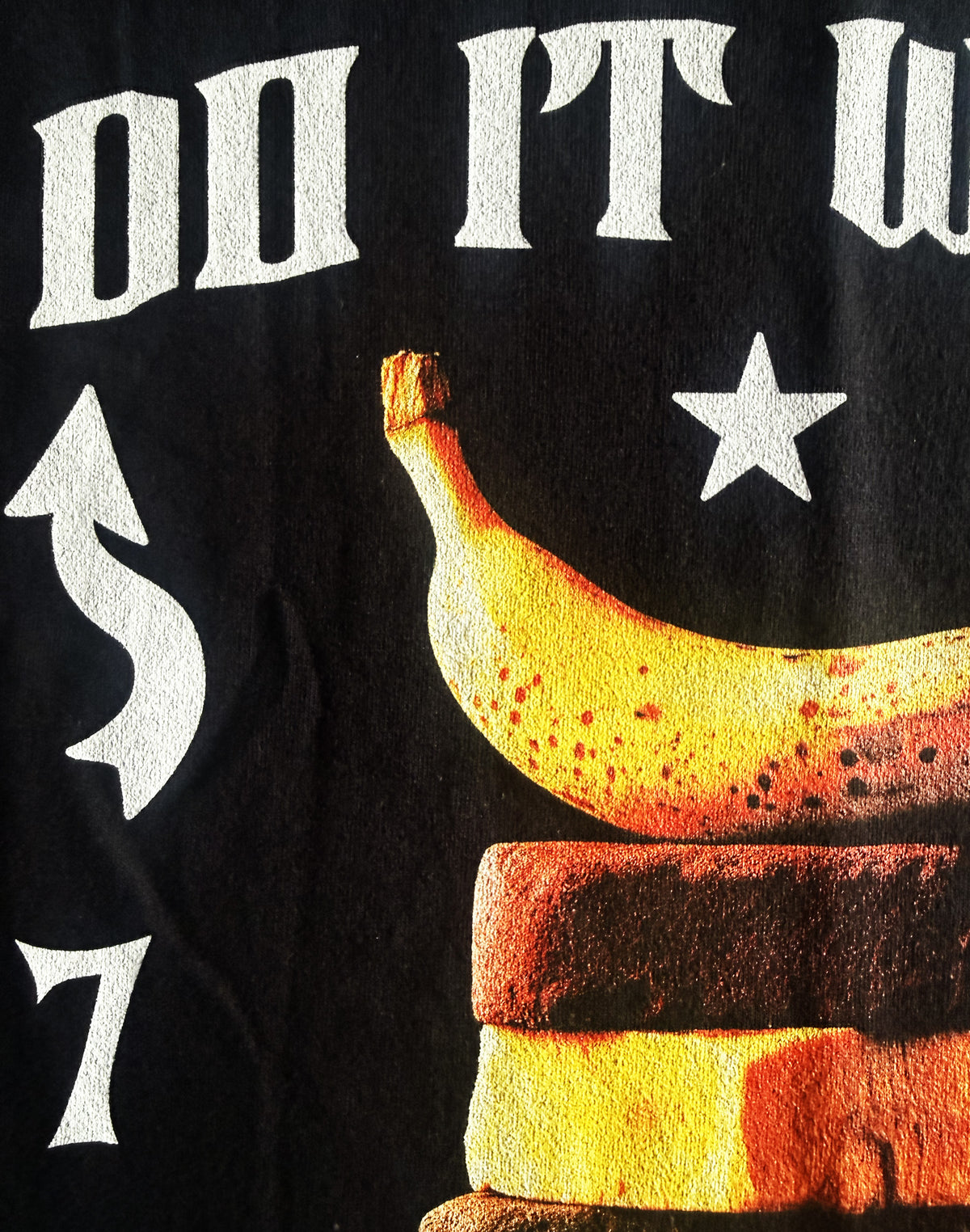 Black Unisex Premium Heavyweight Back-Design Tee "777 - Do It Well" by Designer and Artist Lucas Gillon