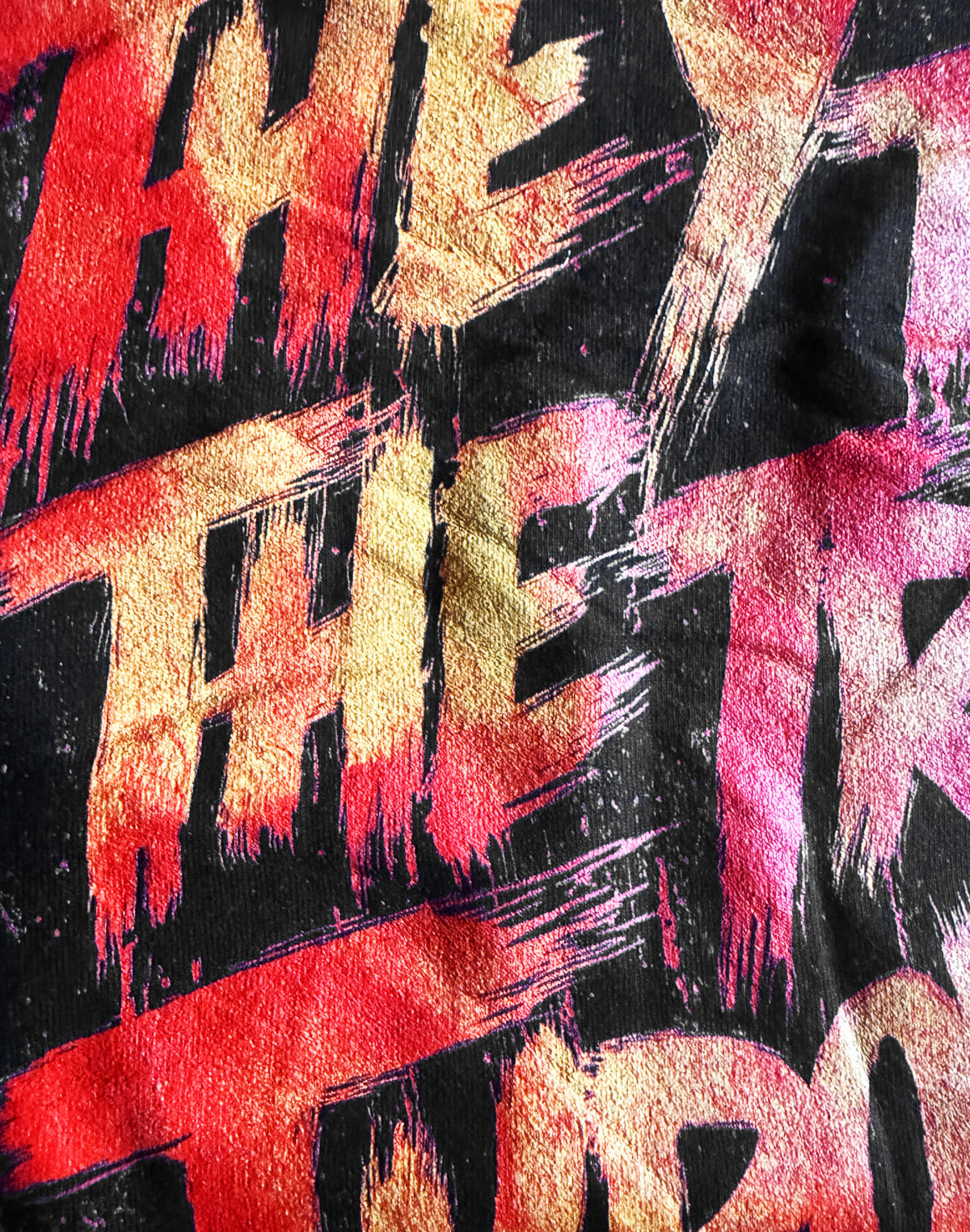 fIX UP COLOUR ON DISPLAYS - Black Unisex Premium Heavyweight Back-Design Tee "Truth Through Lies" by Designer and Artist Lucas Gillon