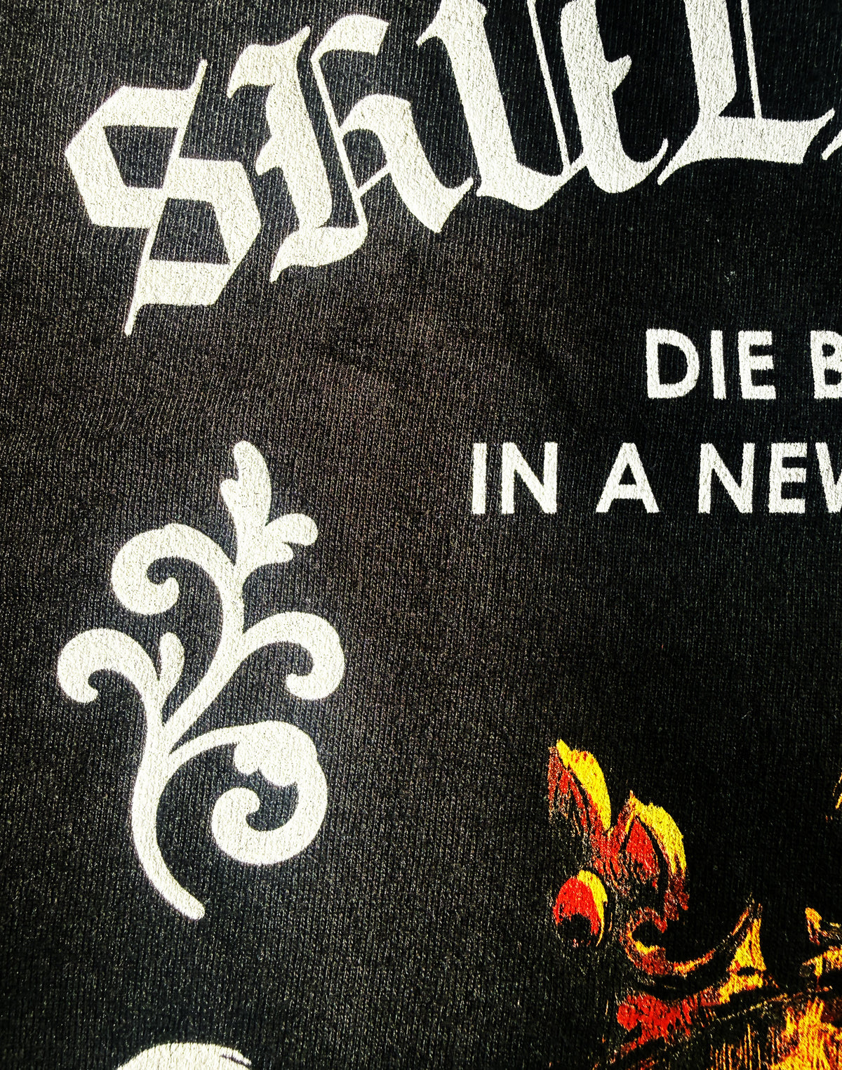 REDO - BETTER FONT BOTTOM - AI PIC & DECORATIVES - Black Unisex Premium Heavyweight Back-Design Tee "Skull Kings" by Designer and Artist Lucas Gillon