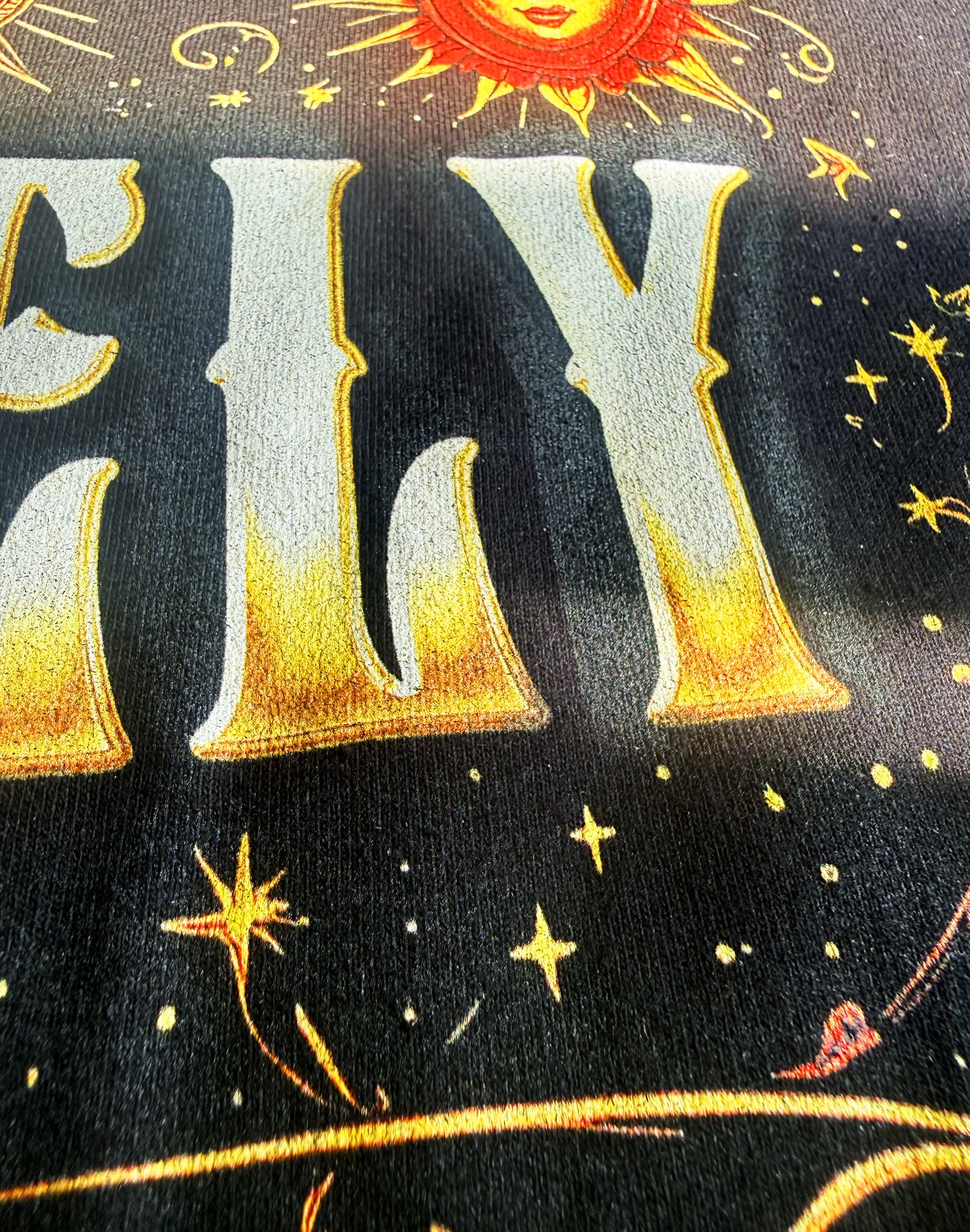 Black Unisex Premium Original Heavyweight Back-Design Tee "Sanely Insane" by Designer and Artist Lucas Gillon