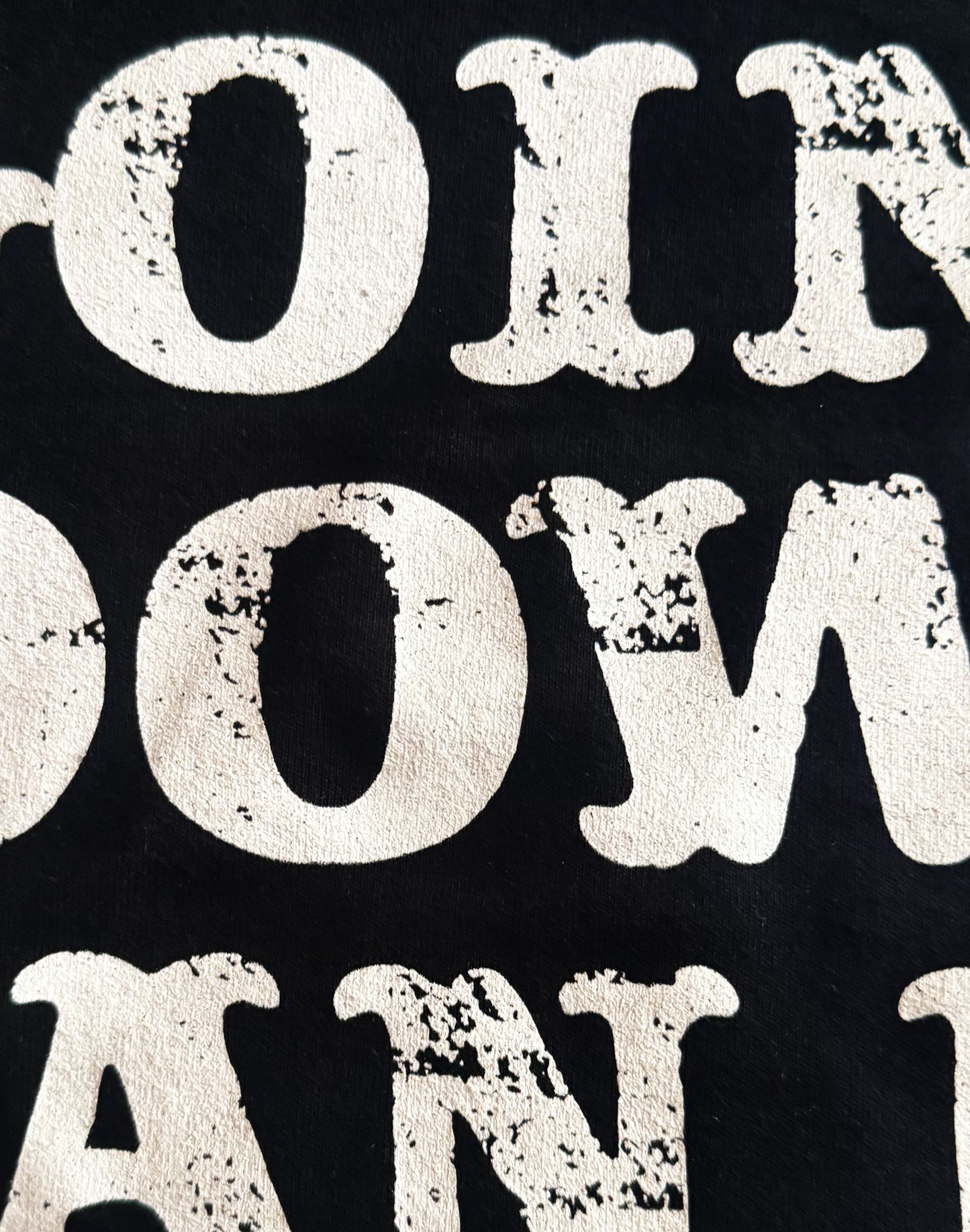 Black Unisex Premium Heavyweight Back-Design Tee "Going Down Can Be Fun Too" by Designer and Artist Lucas Gillon