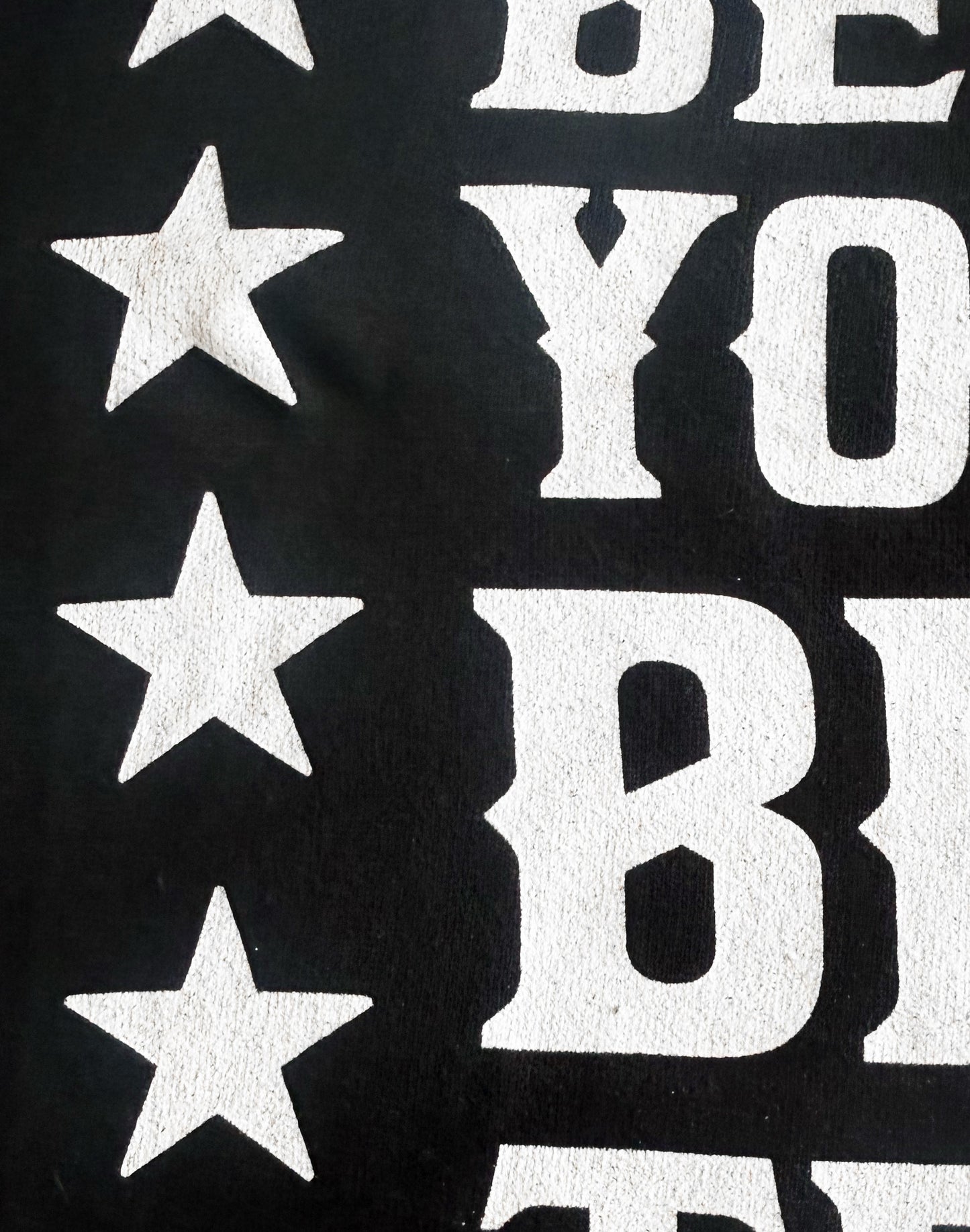 Black Unisex Premium Original Heavyweight Back-Design Tee "Being Tested" by Designer and Artist Lucas Gillon