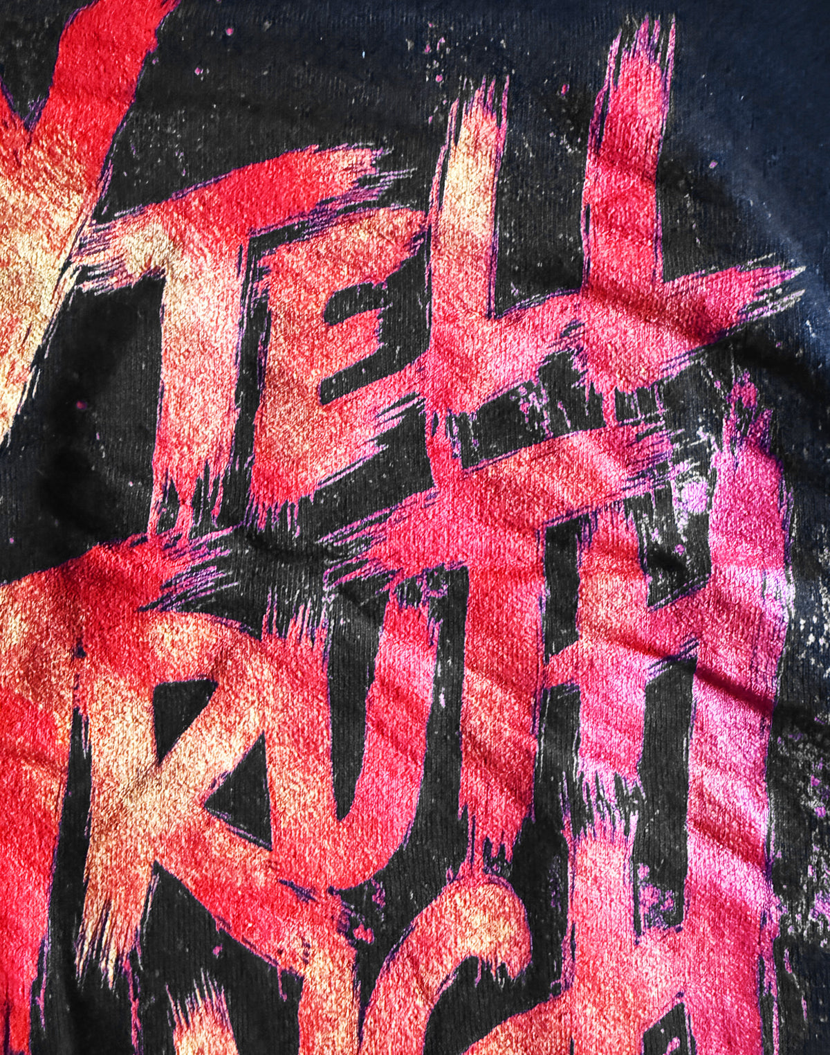 fIX UP COLOUR ON DISPLAYS - Black Unisex Premium Heavyweight Back-Design Tee "Truth Through Lies" by Designer and Artist Lucas Gillon