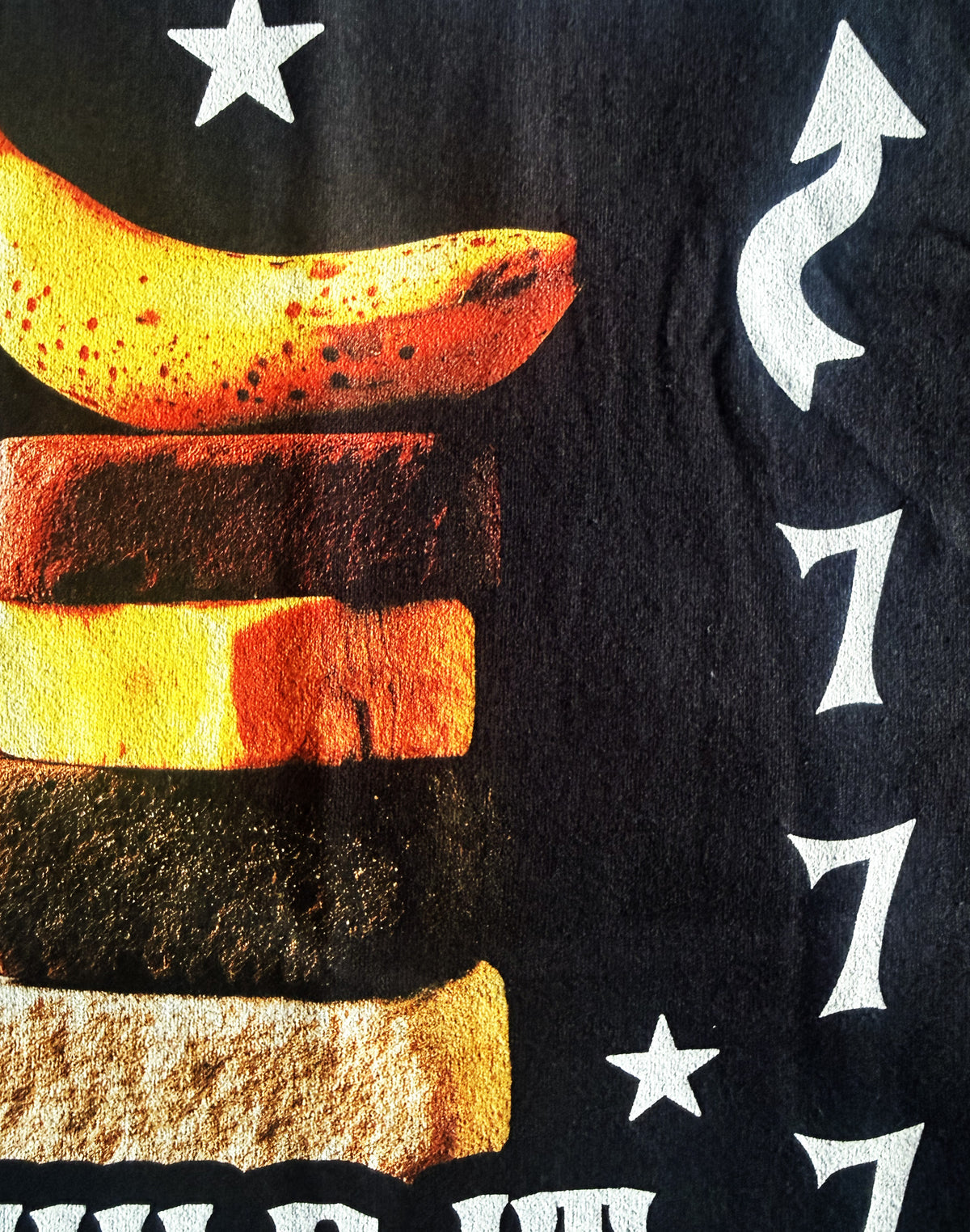 Black Unisex Premium Heavyweight Back-Design Tee "777 - Do It Well" by Designer and Artist Lucas Gillon