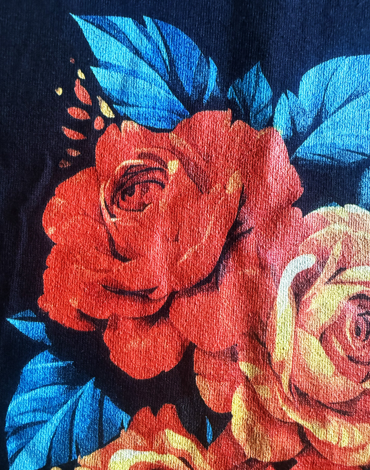Black Unisex Premium Heavyweight Back-Design Tee "Dark Side - We Grow In The Dark" by Designer and Artist Lucas Gillon