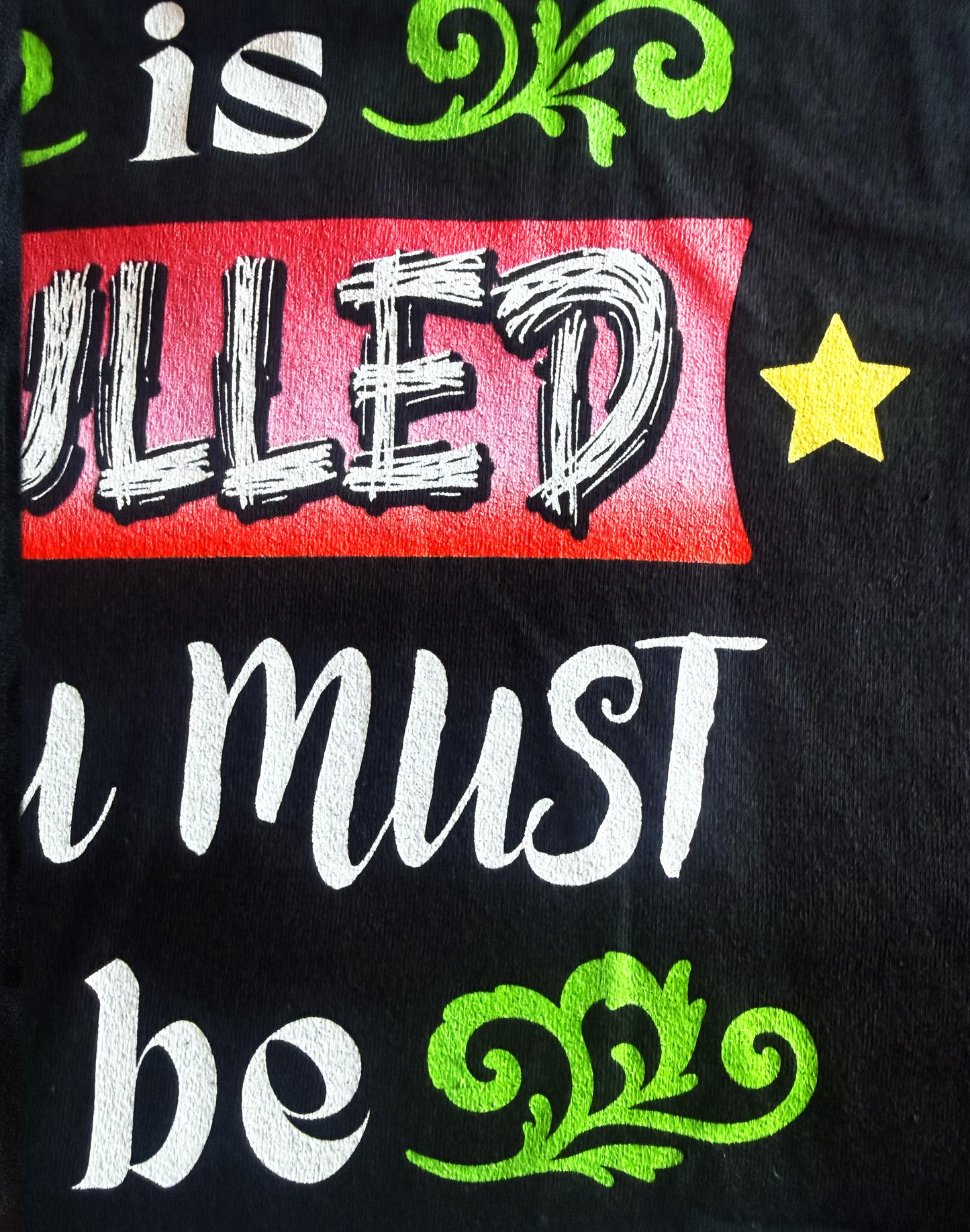 Black Unisex Premium Heavyweight Back-Design Tee "The Rug Has Been Pulled" by Designer and Artist Lucas Gillon