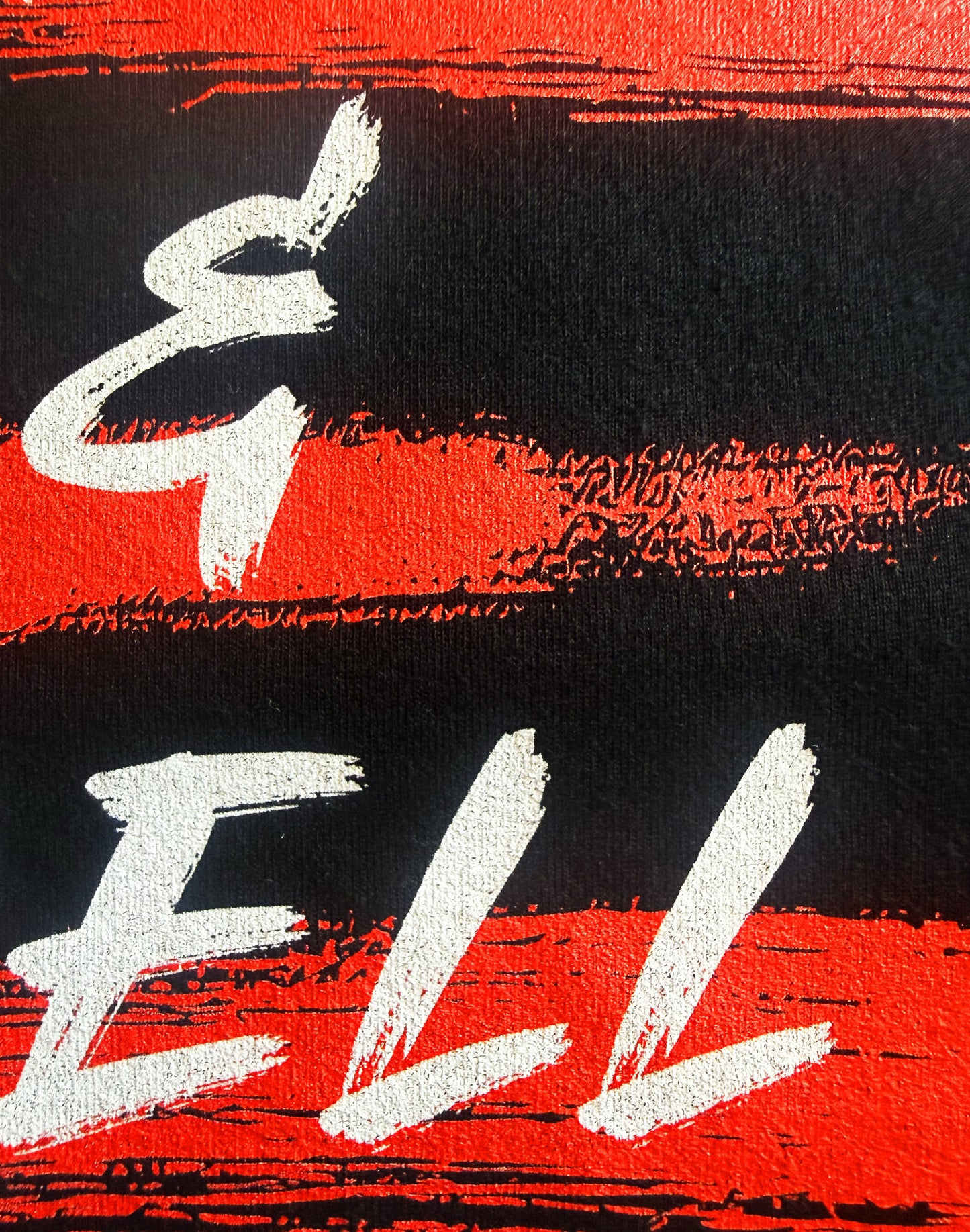Black Unisex Premium Heavyweight Back-Design Tee "It Goes On" by Designer and Artist Lucas Gillon
