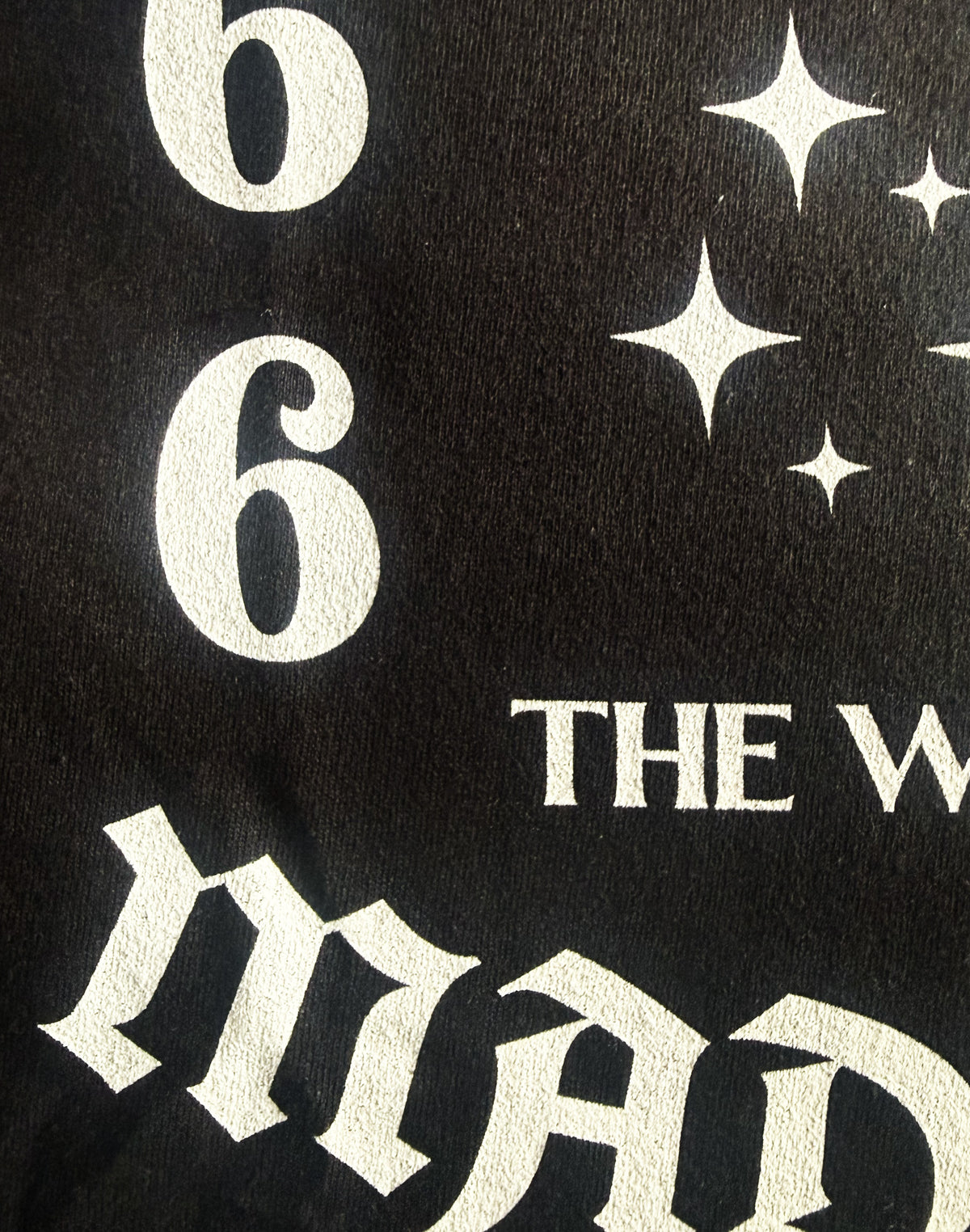 Black Unisex Premium Heavyweight Back-Design Tee "Dark Side - World of Madness No V. #3" by Designer and Artist Lucas Gillon